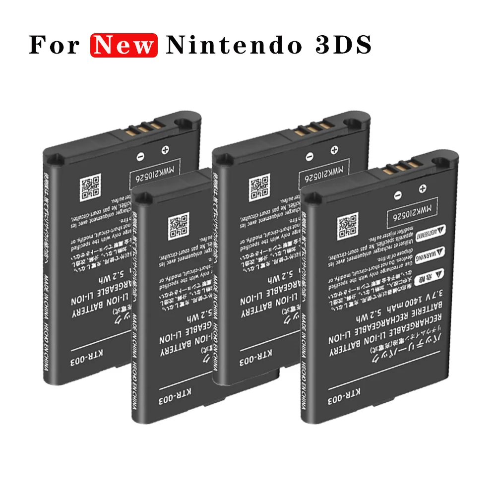 Baterija 1400mAh 5.2 Wh KTR-003 Za nove baterije Nintendo 3DS N3DS