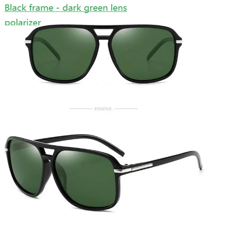 KAPELUS Sunčane naočale Marke Klasicni tamno zelene leće, sunčane naočale Polarizirane naočale za muškarce i žene Vanjski polarizator