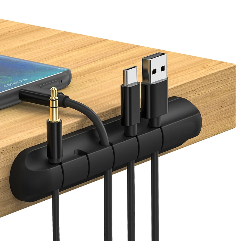 Kabelski Organizator Za Upravljanje Držač Žice Fleksibilan USB Kabel Za Navijanje Uredan Silikonski Držači Za Miša, Tipkovnice Slušalice Zaštitnik