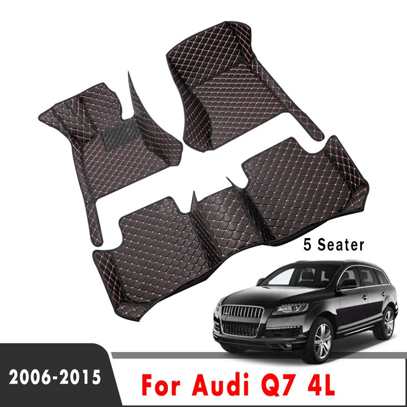 Auto-Tepisi Za Audi Q7 2015 2014 2013 2012 2011 2010 2009 2008 2007 2006 (5 Sjedala) Auto Tepiha, Običaj dodatna Oprema za interijer