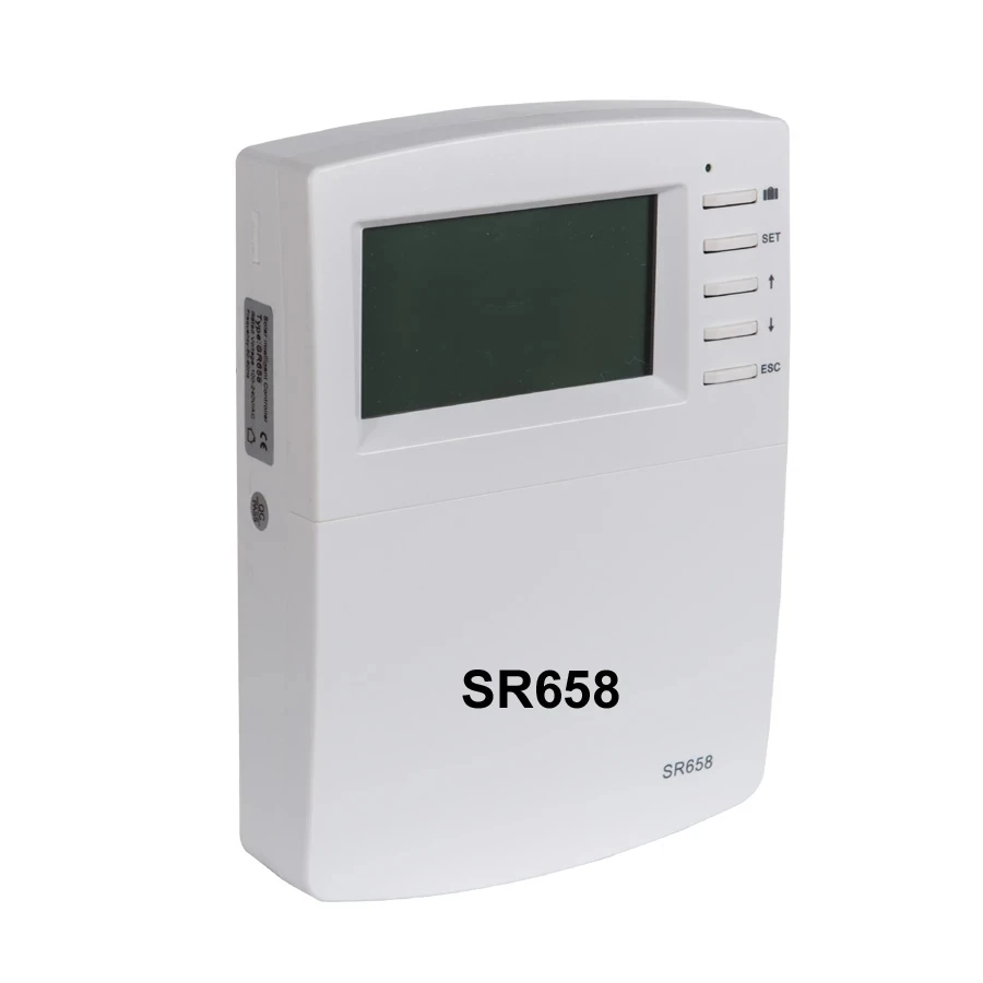 (Ažuriran stari SR618C6) Solarni kontroler SR658 s IPWM2 uključuje 19 sustavi 8 senzora Sustav za grijanje bazena