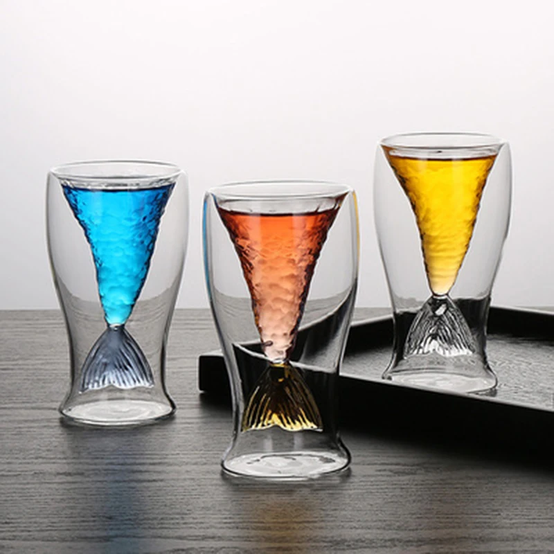 Sirena Čašu Za Šampanjac Kreativni Molekularni Dimljeni Koktel Čašu Čaše Večernje Барная Čaša Za Piće Vina Sok Čaša od 150 ml