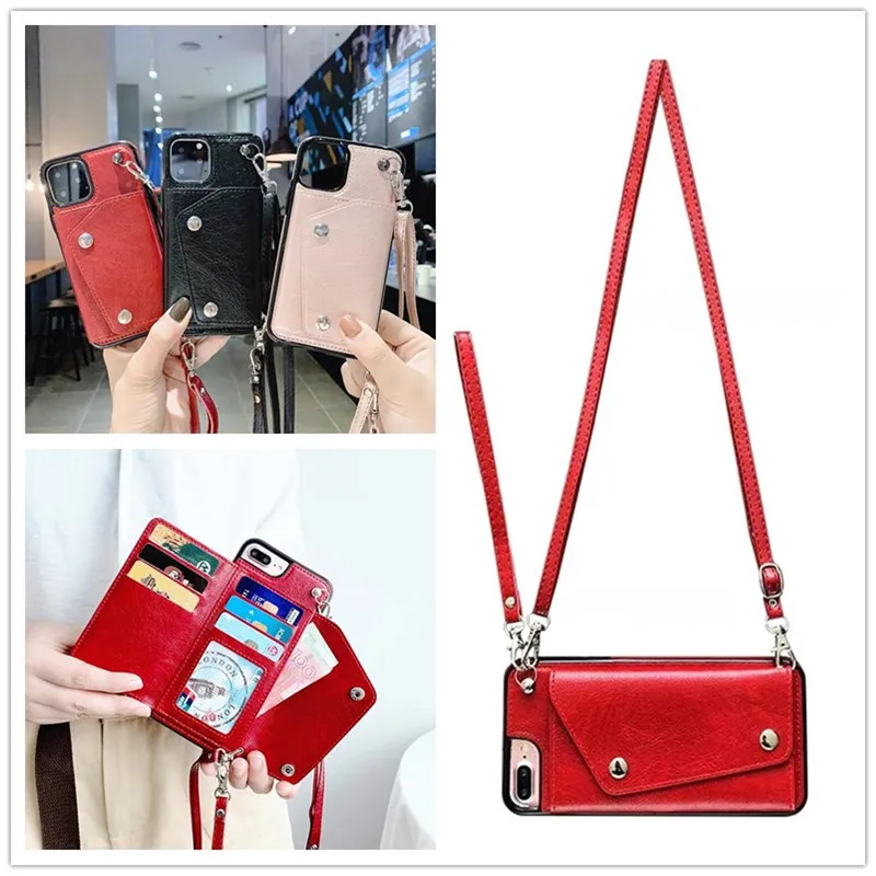 Novčanik Torbica za remen iphone14 13 12 11 mini pro xs max xr x 7 8 plus torbica luksuzna kožna kartica remen, torba za telefon capa