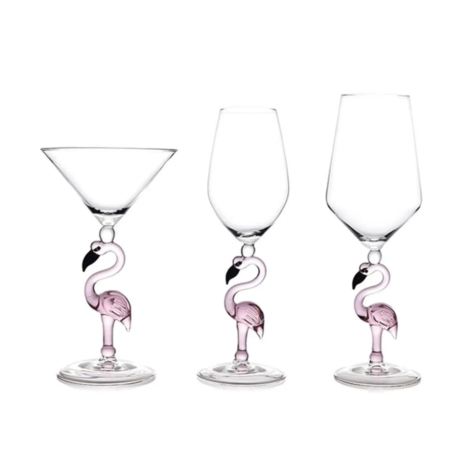 Pink Flamingo Čašu za Martini Bistra Posuđe za Piće u Koktel Čašu za Aktivnosti Božić Dan Rođenja Koktel Mama