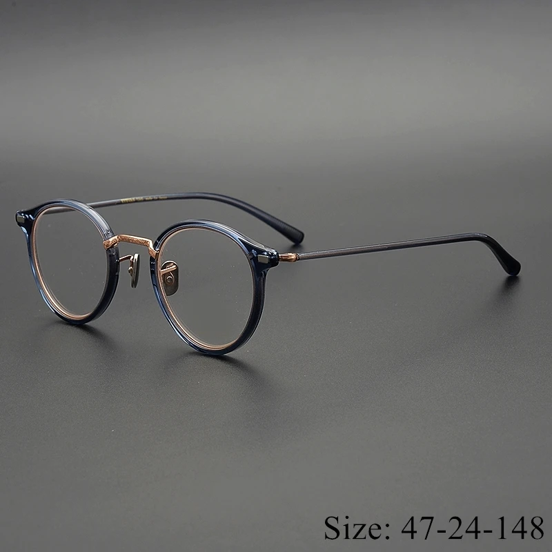 Ograničena serija Vintage okvira za naočale, od čistog titana Ultralight EV-777 klasicni cijele tip naočale ženske, muške Japan izvornu kvalitetu